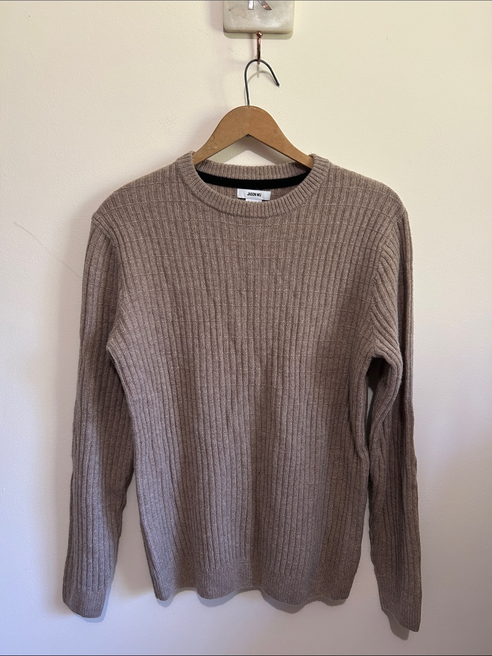 Jason Wu wool/cashmere blend Sweater - Taupe Brown mens small